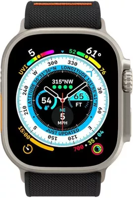 Rrip Spigen Fit Lite Ultra për Apple Watch 4/5/6/7/8/9/SE/Ultra (42/44/45/49 mm), i zi