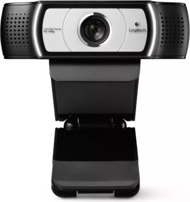 Webcam Logitech C930e 1080p Full HD, 90° FOV, USB 2.0, mikrofon stereo, e zezë
