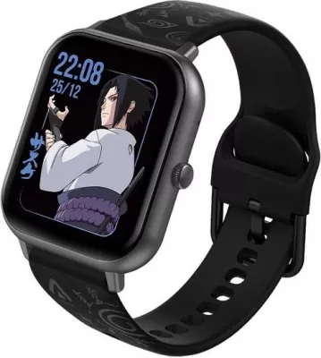 Smartwatch abyx Fit Touch 3 Sasuke Uchiwa, 1.83", IP67, Bluetooth 5.1, zi
