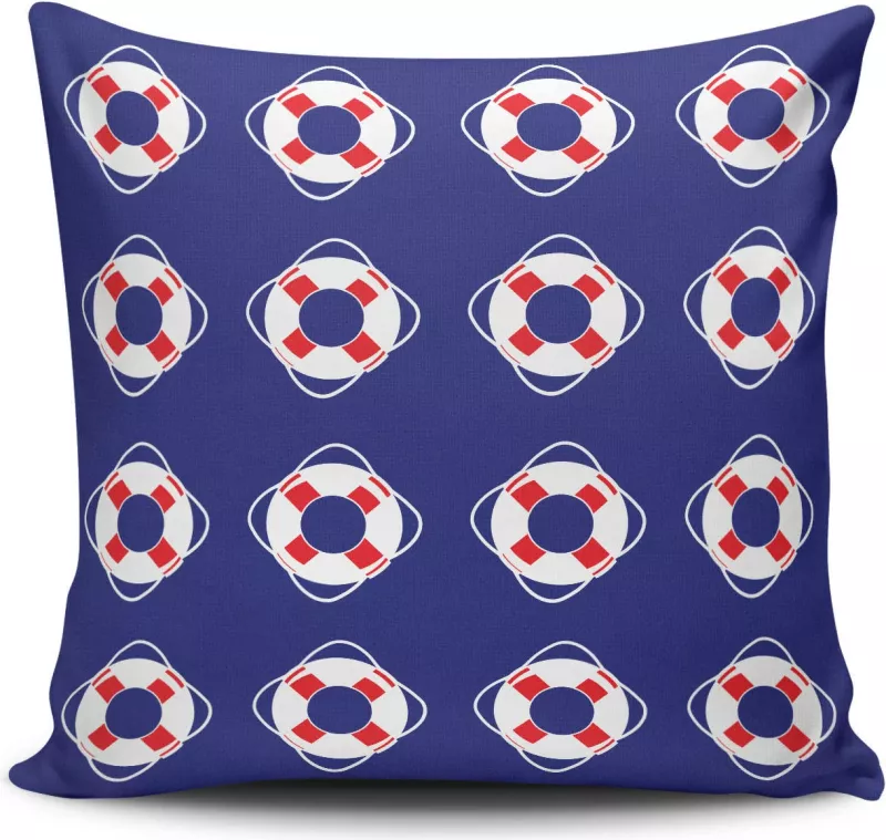 Jastëk dekorativ, këllëf Aberto Design, NKLF-152, shumëngjyrësh, 43x43cm
