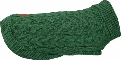 Triko për qen ZOLUX Jacquard R.35, 35 cm, jeshile