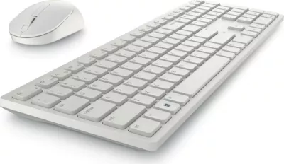 Tastierë me maus Dell KM5221W, wireless, e bardhë