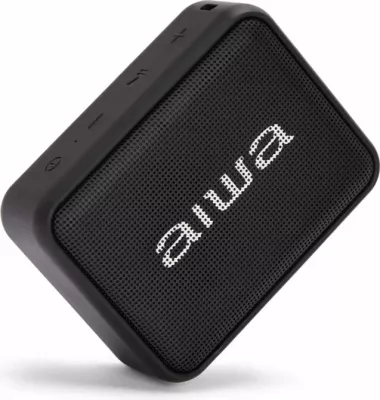 Altoparlant Bluetooth portativ Aiwa BS-200BK, 6 W, IPX6, TWS, FM, 2000 mAh, i zi
