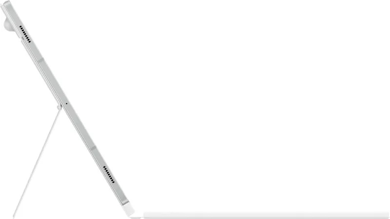 Mbështjellës tastierë Samsung EF-DX825, QWERTZ, gjermanisht, Touchpad, Galaxy Tab S10+ / S9+ / S9 FE+, bardhë