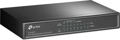 Switch Desktop Gigabit me 8 Porta TP-Link, me 4 Porta PoE