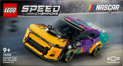 Set ndërtimi LEGO NASCAR Next Gen Chevrolet Camaro ZL1, 328 copë, shumëngjyrësh