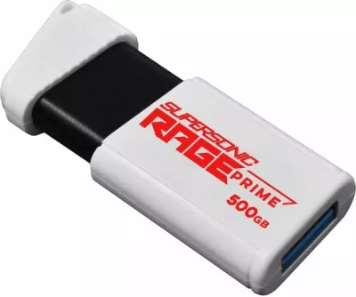 USB flash drive PATRIOT Supersonic Rage Prime 500GB USB 3.2 Gen 2 deri 600MB/s e bardhë