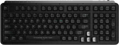 Tastierë mekanike MIIIW BlackI098, wireless, 98 taste, RGB, e zezë