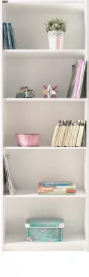 Raft librash Hanah Home, Ktp-150-Bb-1, ngjyrë e bardhë