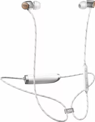 Kufje House of Marley Uplift 2 Bluetooth in-ear, deri 10 orë bateri, me mikrofon, Argjendtë