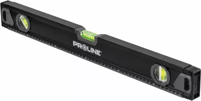 Nivel uji PROLINE 15961, 60 cm, 3 fiole, magnetik, alumin, Premium