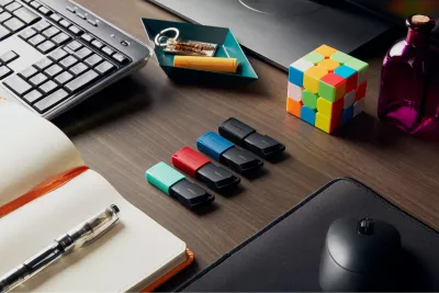 USB Kingston DataTraveler Exodia M, 128GB, USB3.2, zi + kuqe