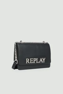 Çantë krahu për femra Replay FW3000.001.A0362B, e zezë