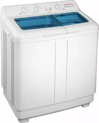 Makinë larëse portative Brock WM 8565 WH 8.5 kg me centrifugë 6.5 kg, bardhë/blu