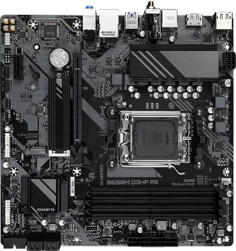 Pllakë amë Gigabyte GA-B650M D3HP AX, Socket AM5, micro ATX