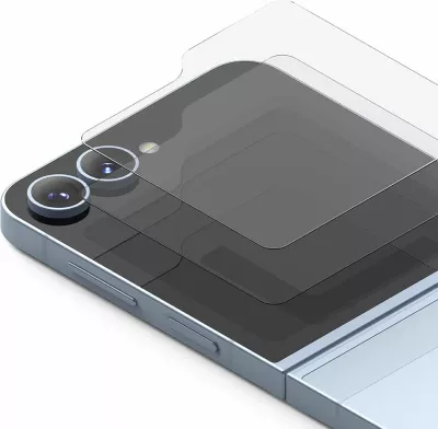 Mbështjellës xhami i temperuar Ringke për ekran të jashtëm Samsung Galaxy Z Flip 6, 2 copë