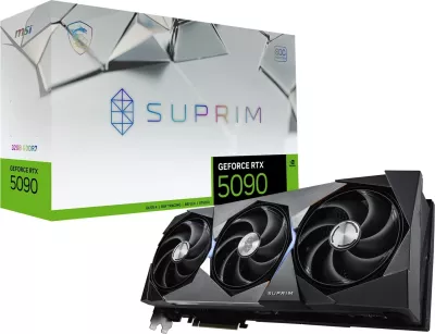 Kartelë grafike MSI SUPRIM GeForce RTX 5090, 32 GB GDDR7, e zezë