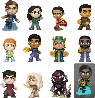 Figurinë koleksionuese Funko Mystery Minis Eternals (Marvel), 1 copë (figurë e rastësishme), seri 12 figura