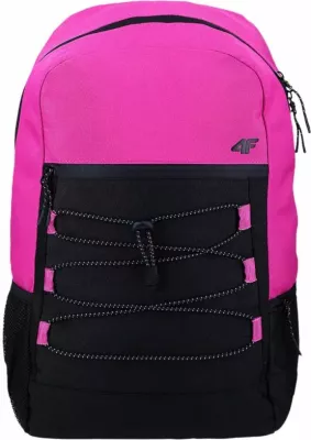 Çantë shpine 4F, unisex, e zezë dhe rozë