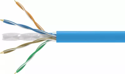 Kabllo rrjeti EQUIP Cat6A U/UTP 305m LSZH blu