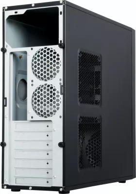 Kasë Chieftec CQ-01B-U3-OP, Midi Tower, PC, ATX, micro ATX, e zezë