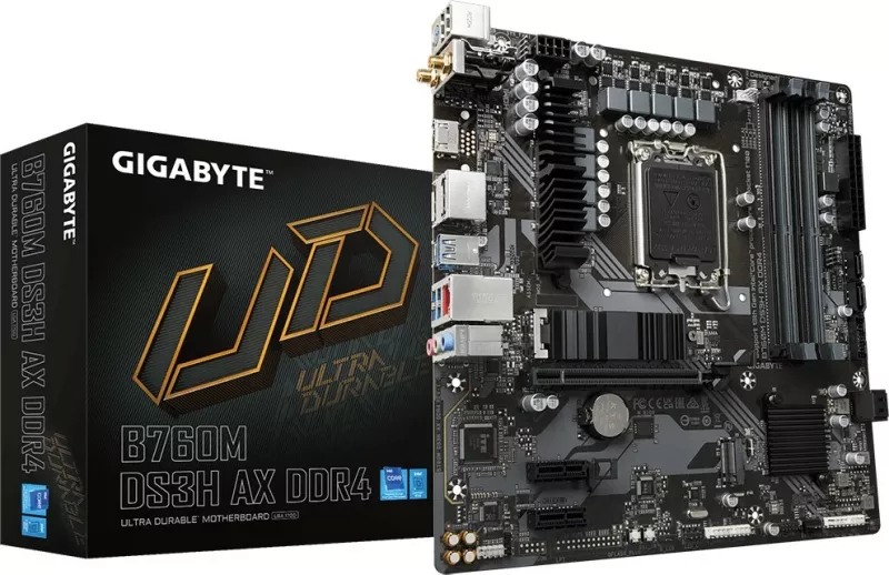 Pllakë amë Gigabyte B760M DS3H AX DDR4