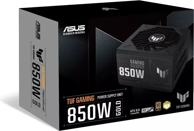 Furnizimi me energji ASUS TUF Gaming 850W Gold, 24-pin ATX, ATX, e Zezë