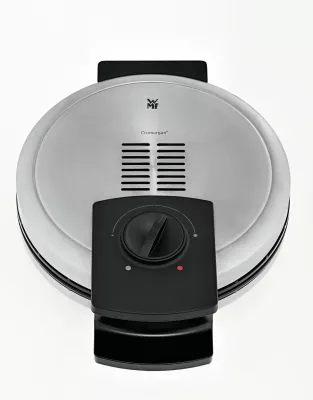Pajisje për vafla WMF Lono 04.1521.0011, 5 vafla, Zemër, 900 W, E zezë, Krom