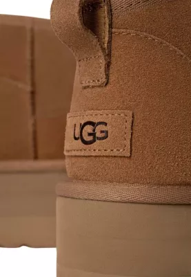 Çizme për femra UGG Classic Ultra Mini Platform 1135092, bezhë e errët [Madhësia: 40]