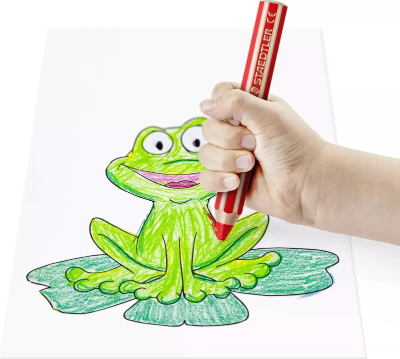 Lapsa ngjyrosës STAEDTLER Noris junior 36 copë, kovë plastike