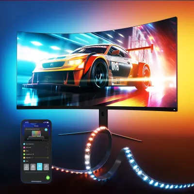 Shirit LED gaming Govee G1 H6609 për monitor 24-26\", RGBIC, Wi‑Fi + Bluetooth
