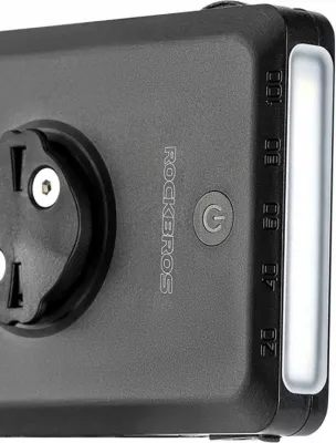 Dritë përpara biçiklete Rockbros JP008 me power bank 5000mAh 150lm, e zezë