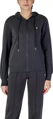 Duks me zinxhir për femra Guess Active OLYMPE Full Zip V4YQ06 KCAY2, i zi