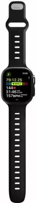 Rrip Smartwatch Nomad Tempo Band 49mm për Apple Watch Ultra 1/2/3, i zi