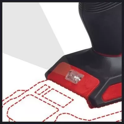Pistoletë elektrike Einhell TE-SG 18/10 Li Solo, 18V, 310ml, zi/kuqe