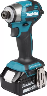 Makina goditëse Makita DTD173RTJ, 18V, 5Ah, Li-Ion, zi/kaltër