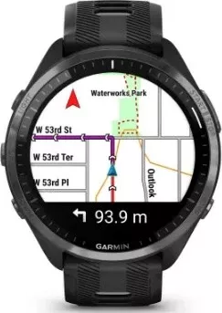 Smartwatch Garmin Forerunner 965, 47 mm, AMOLED, 32 GB, i zi