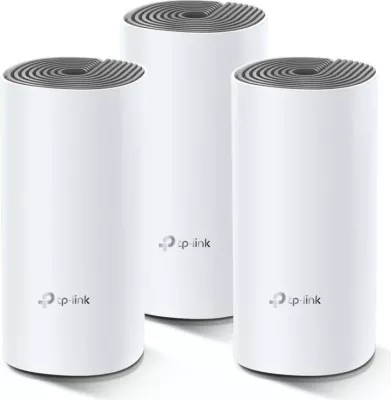 Router mesh / Access Point TP-Link Deco E4 AC1200 1Gbps e bardhë 3-pack