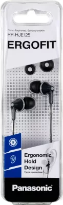 Dëgjuese Panasonic RP-HJE125, të zeza