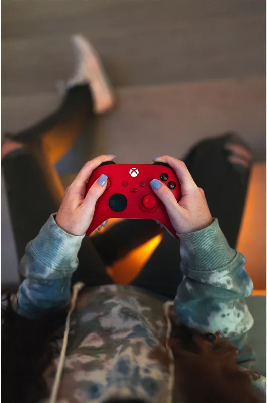 Gamepad Microsoft Xbox Wireless Controller, Bluetooth/USB, i kuq