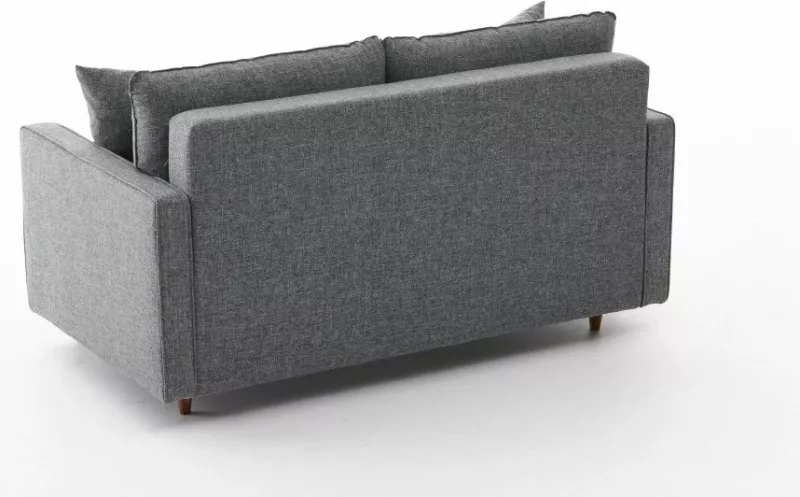 Divan dy ulës, ngjyrë gri, Eva, Atelier del Sofa