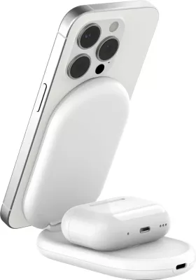 Karikues wireless Belkin BoostCharge, 15W, 1.5m, Bardhë