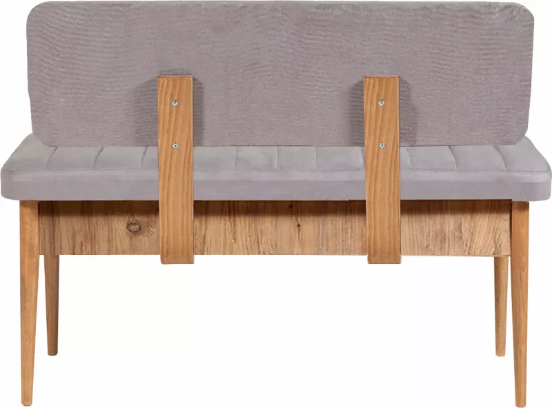 Set tavolinë me karrige për ngrënie, i zgjatshëm, 5 pjesë, Hanah Home, Vina Atlantic Soho gri