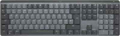 Tastierë mekanike Logitech MX Mechanical, wireless, Bluetooth, LED, full-size, grafit