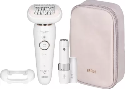 Epilator Braun SILK-EPIL 9 FLEX SES 9003 3D, Bardhë