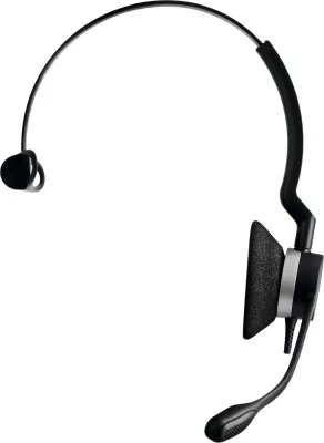 Kufje Jabra BIZ 2300 Mono, USB, UC, me kabllo, për zyrë/qendër thirrjesh, e zezë