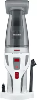 Fshesë dore pa kabllo, Severin HV 7146 (7146000) 18.5 V, Wet & Dry, deri 30 min, gri/kuqe/e bardhë, set 4-në-1