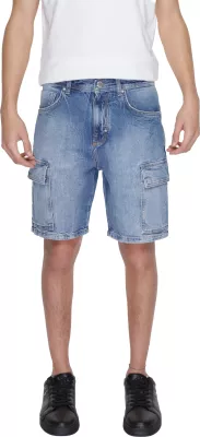 Shorce bermuda për meshkuj Antony Morato ADAM MMDS00078-FA750475, blu denim