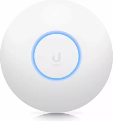 Access point Ubiquiti UniFi U6+ U6-PLUS, WiFi 6, dual-band 2.4/5 GHz, PoE, 1x GbE, 2x2 MIMO, i bardhë