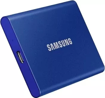 Disk SSD Samsung T7, 2TB, i kaltër thumbnail 2